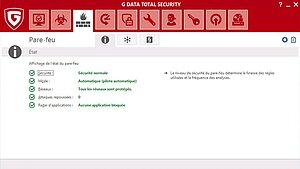 G DATA Total Security: Pare-feu