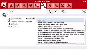 G DATA Total Security: Tuner