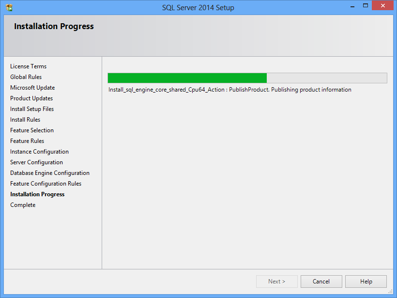 how to install sql server 2014